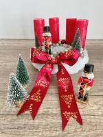 Diótörős adventi koszorú 2