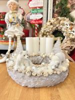 Adventi koszorú jegesmedvével 2 5