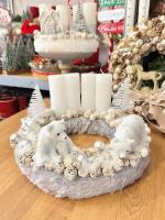 Adventi koszorú jegesmedvével 2 8