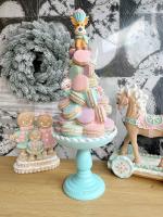Pasztell mézeskalács macaronos tál 62cm 5