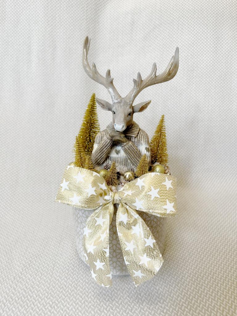 Adventi asztaldísz szarvassal, 27cm 1