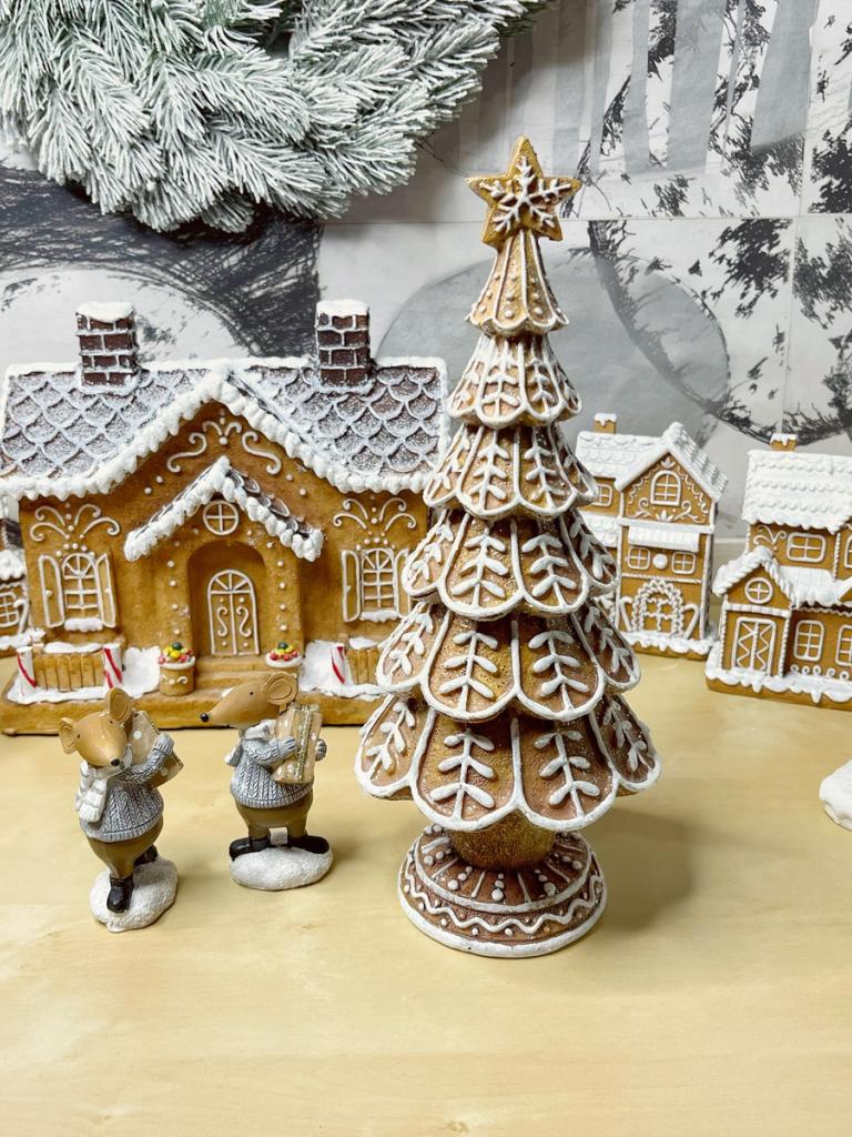 Mézeskalács fenyőfa 30cm 1