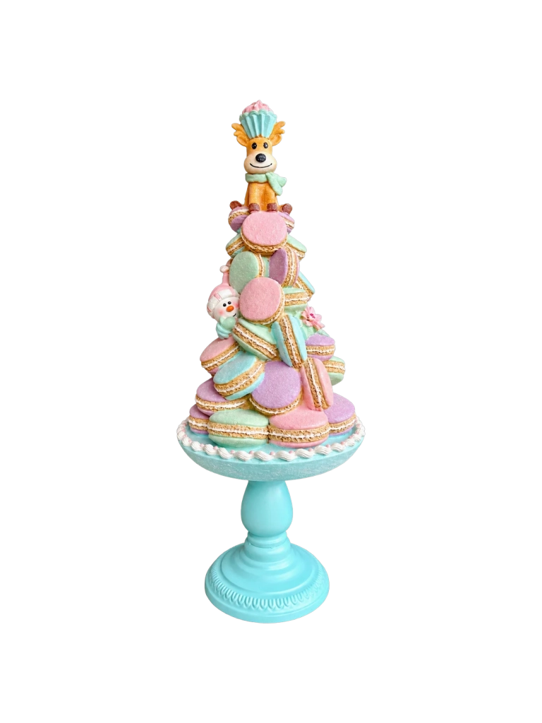 Pasztell mézeskalács macaronos tál 62cm 1