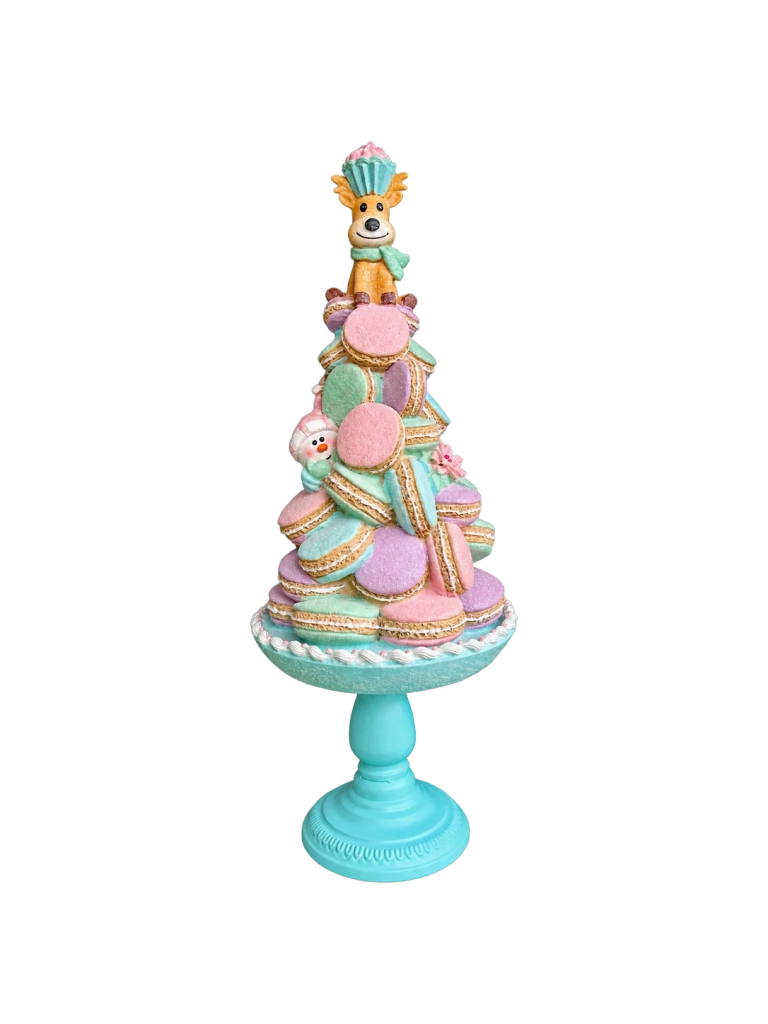 Pasztell mézeskalács macaronos tál 62cm 1