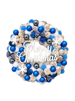 Merry Christmas kopogtató, kék színű 1