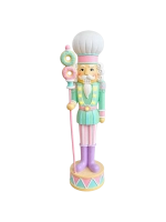 Pasztell mézeskalács diótörő világit 51cm 4