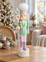 Pasztell mézeskalács diótörő világit 51cm 3