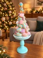 Pasztell mézeskalács macaronos tál 62cm 2