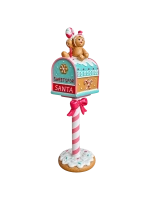 Pasztell mézeskalács postaláda 36cm 1